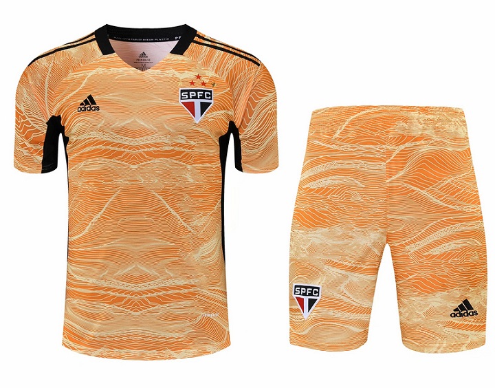AAA Quality Sao Paulo 21/22 Orange Training Kit Jerseys